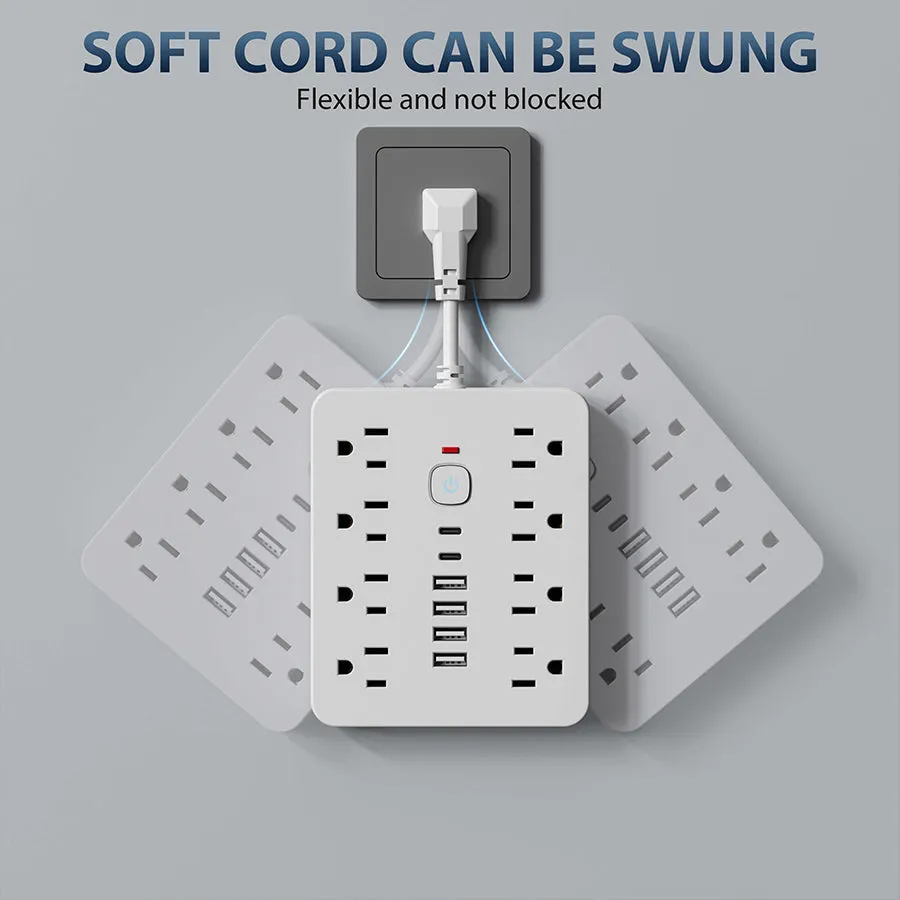 14-In-1 Power Strip With Surge Protection