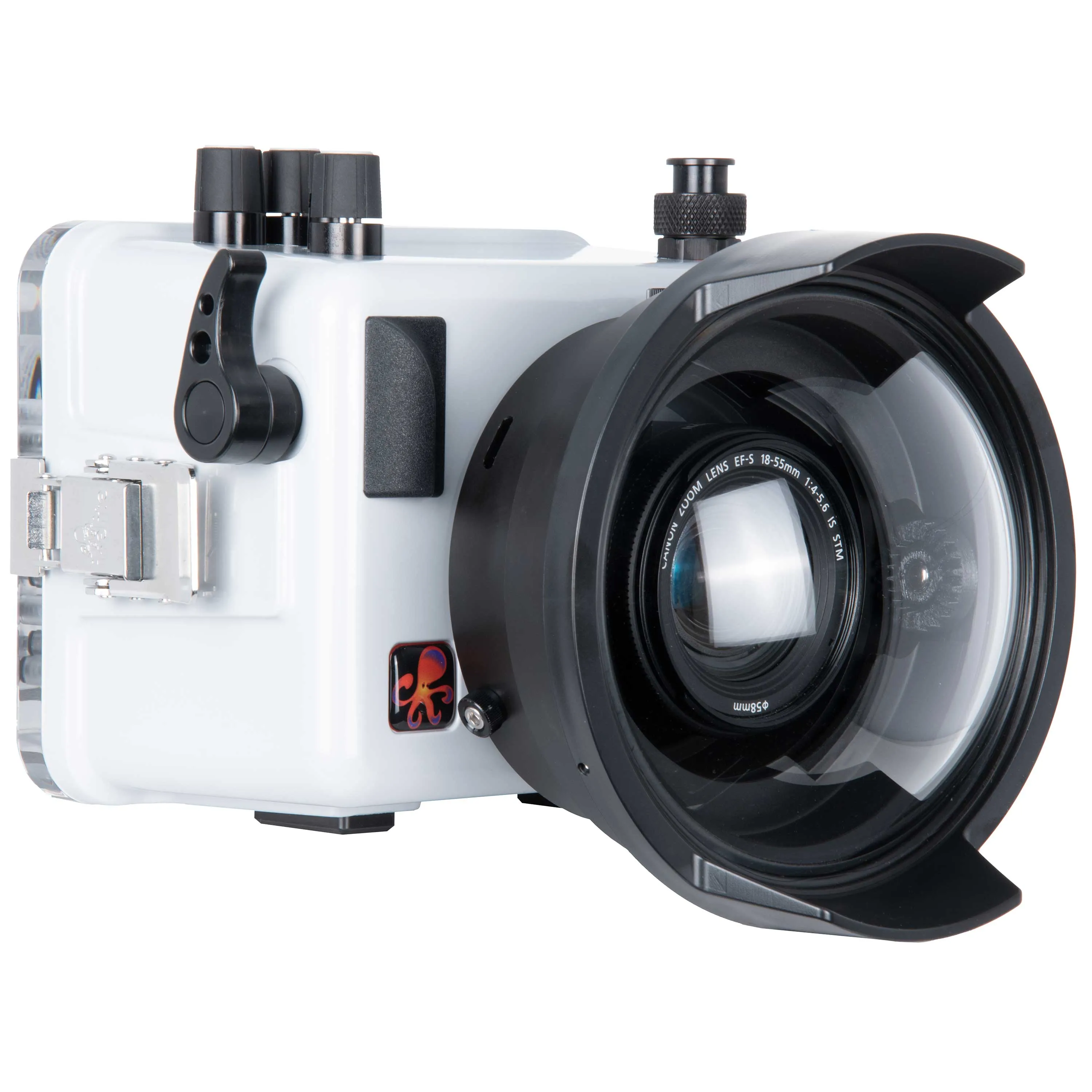 200DLM/C Underwater TTL Housing for Canon EOS 250D Rebel SL3, EOS 200D Mark II, Kiss X10 DSLR