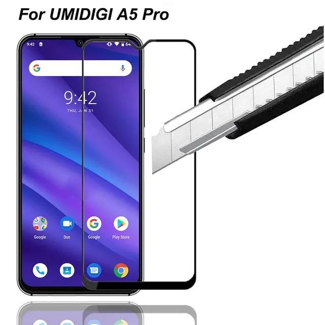 2Pcs HD Full Screen Protective Glass For UMIDIGI A5 PRO