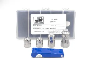 3/4" JD Sewer Nozzle Kit