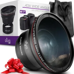 52MM 0.43x Altura Photo Professional HD Wide Angle Lens (w/Macro Portion) for Nikon  (Refurbished)