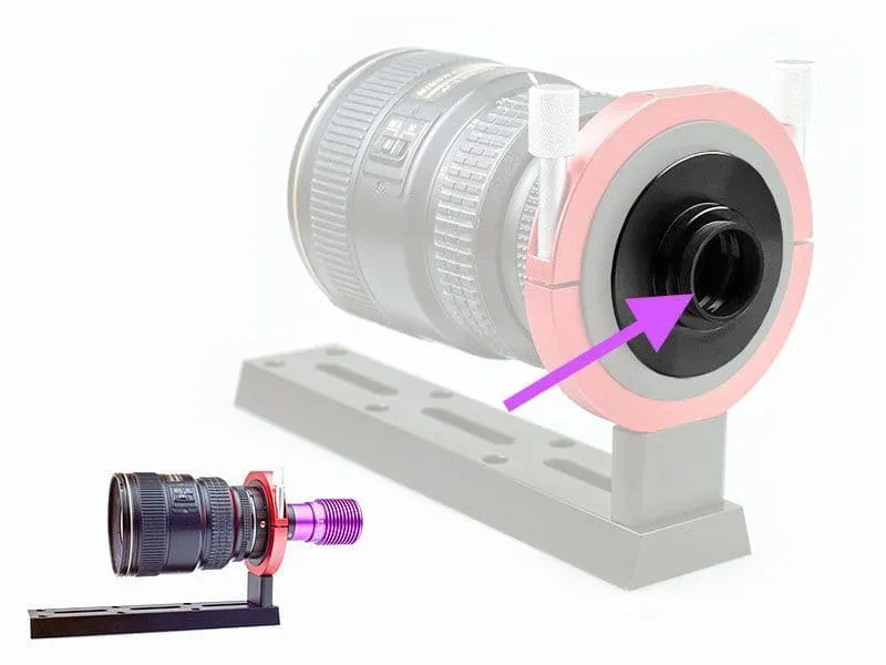 Altair Nikon Spacer Adapter for GPCAM models with 12.5mm sensor to flange distance