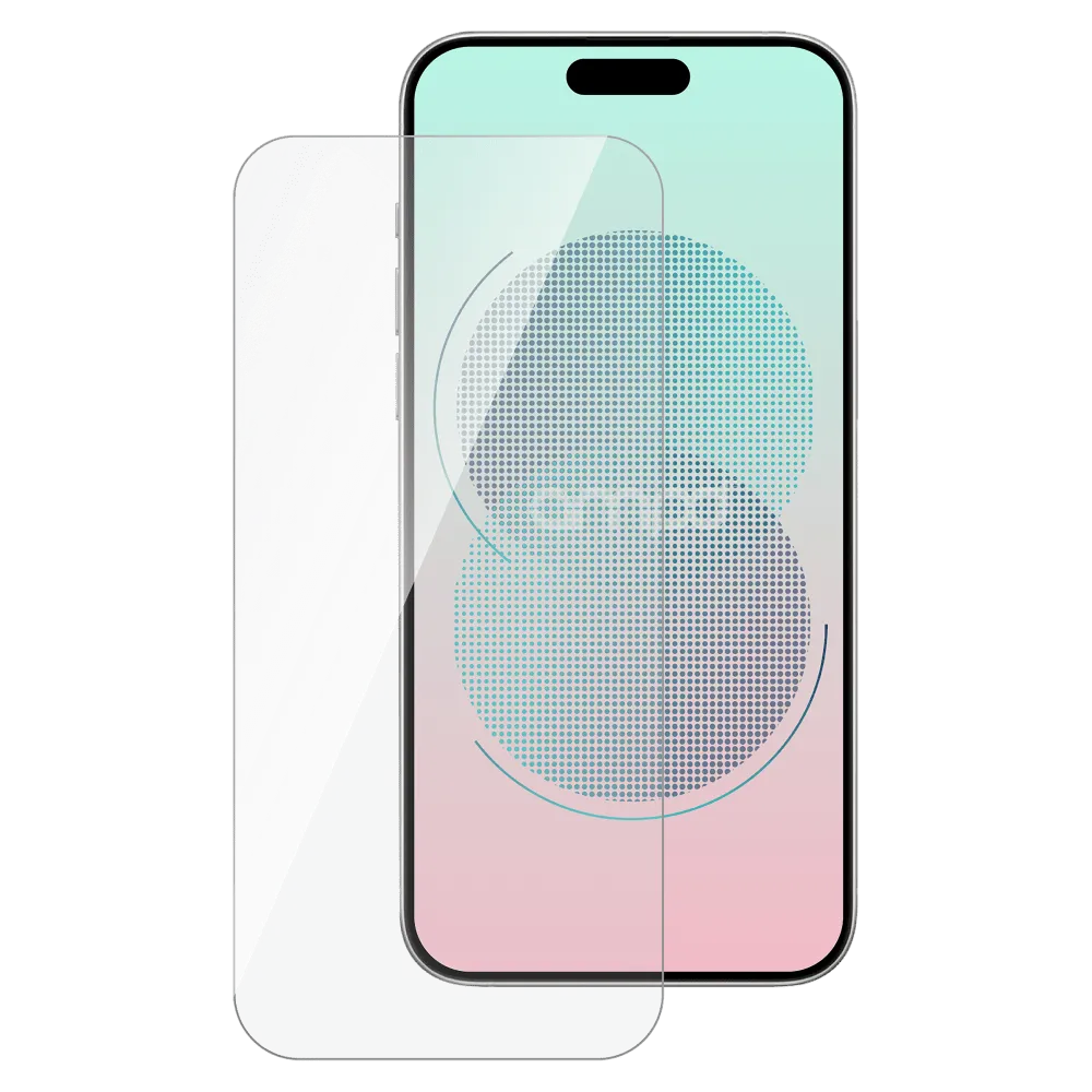 AMPD 0.33 Impact Flex Clear Tempered Glass Screen Protector for Apple iPhone 16 Pro Max by AMPD