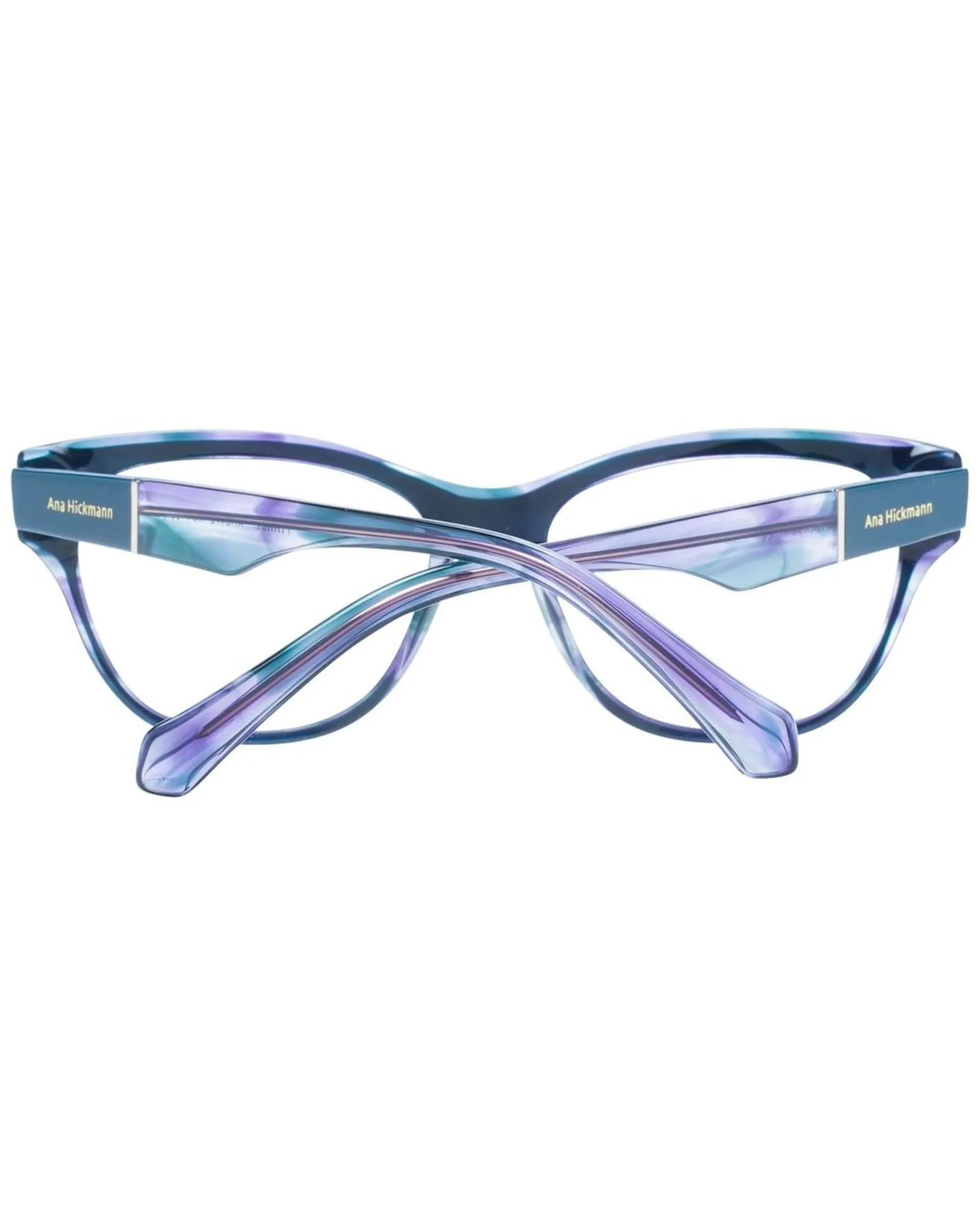 Ana Hickmann Cat Eye Eyeglasses Teal Marble AN7103