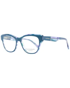 Ana Hickmann Cat Eye Eyeglasses Teal Marble AN7103