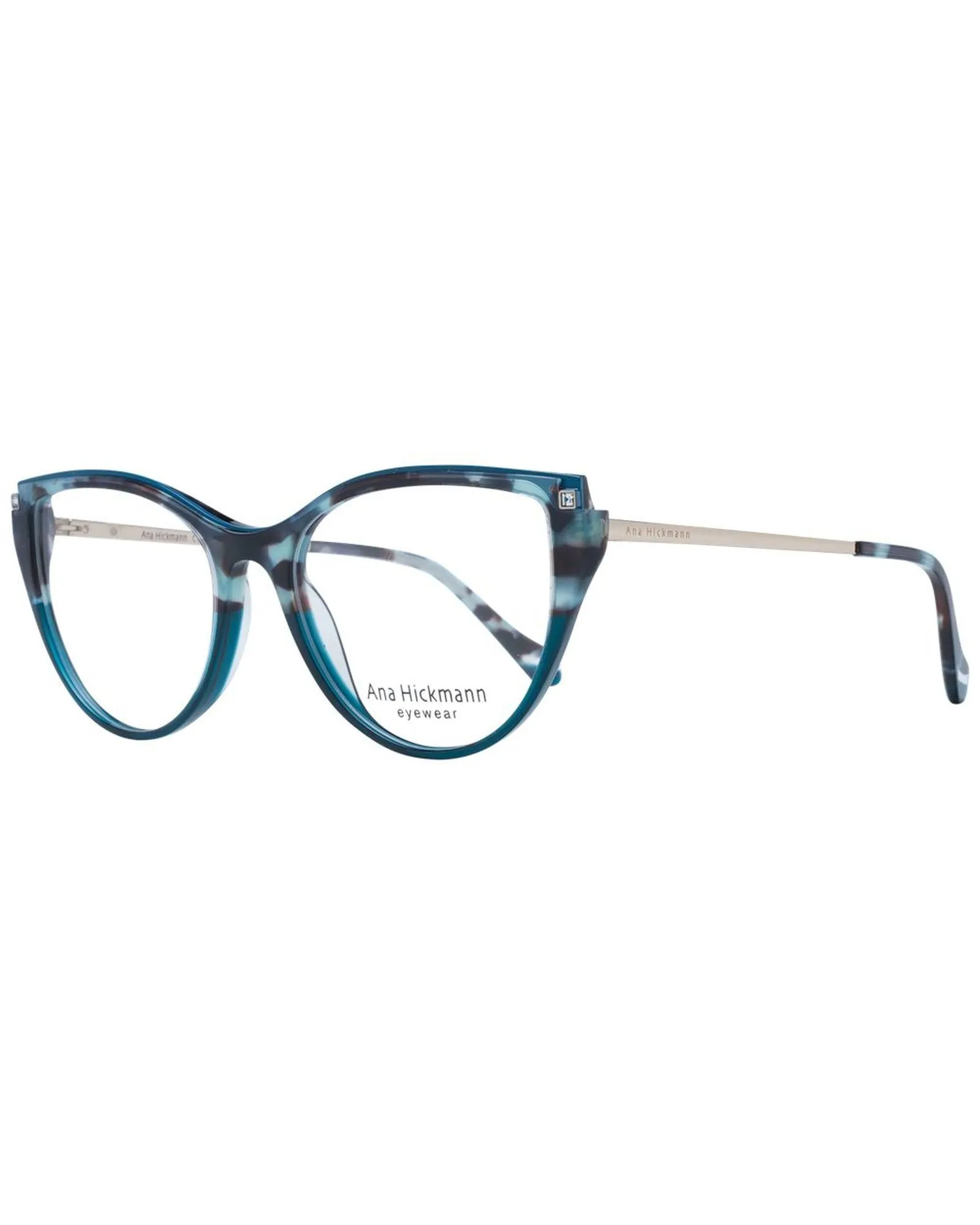Ana Hickmann Full-Rim Acetate Butterfly Optical Frames with Demo Lenses