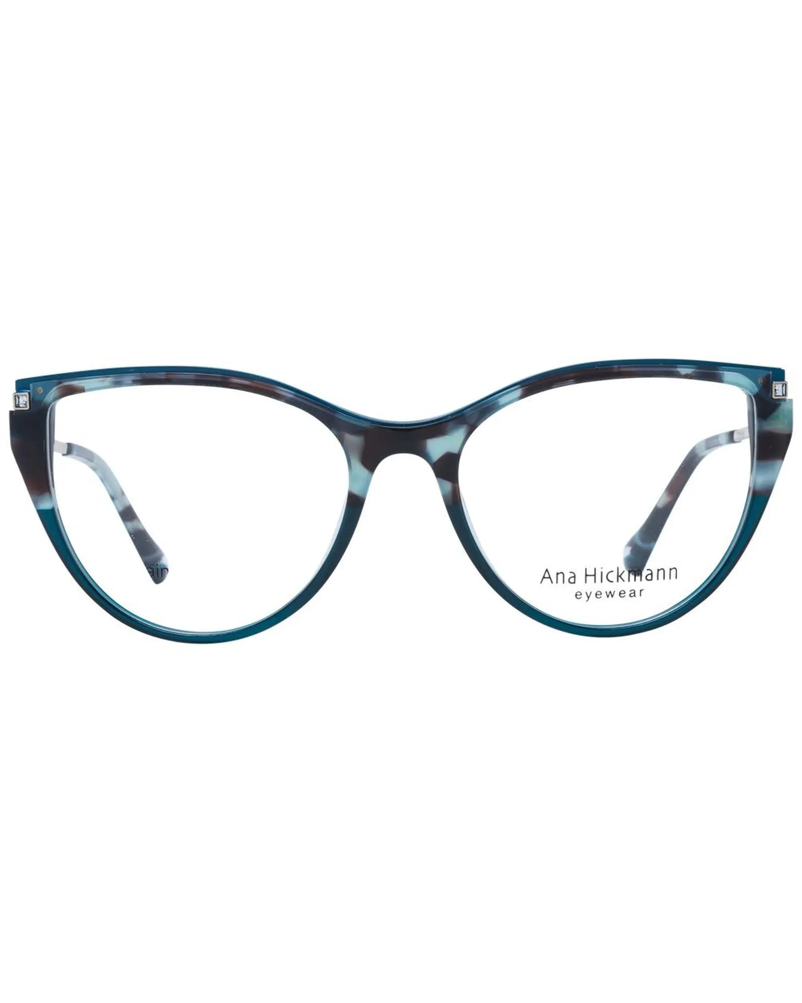 Ana Hickmann Full-Rim Acetate Butterfly Optical Frames with Demo Lenses