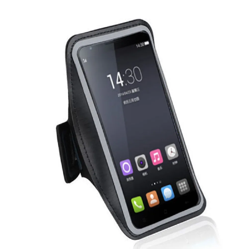 Armband Professional Cover Neoprene Waterproof Wraparound Sport with Buckle for BLU STUDIO MEGA (2020) - Black