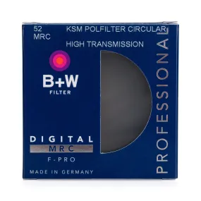 B W 52mm F-PRO HTC KSM Circular Polarizer MRC