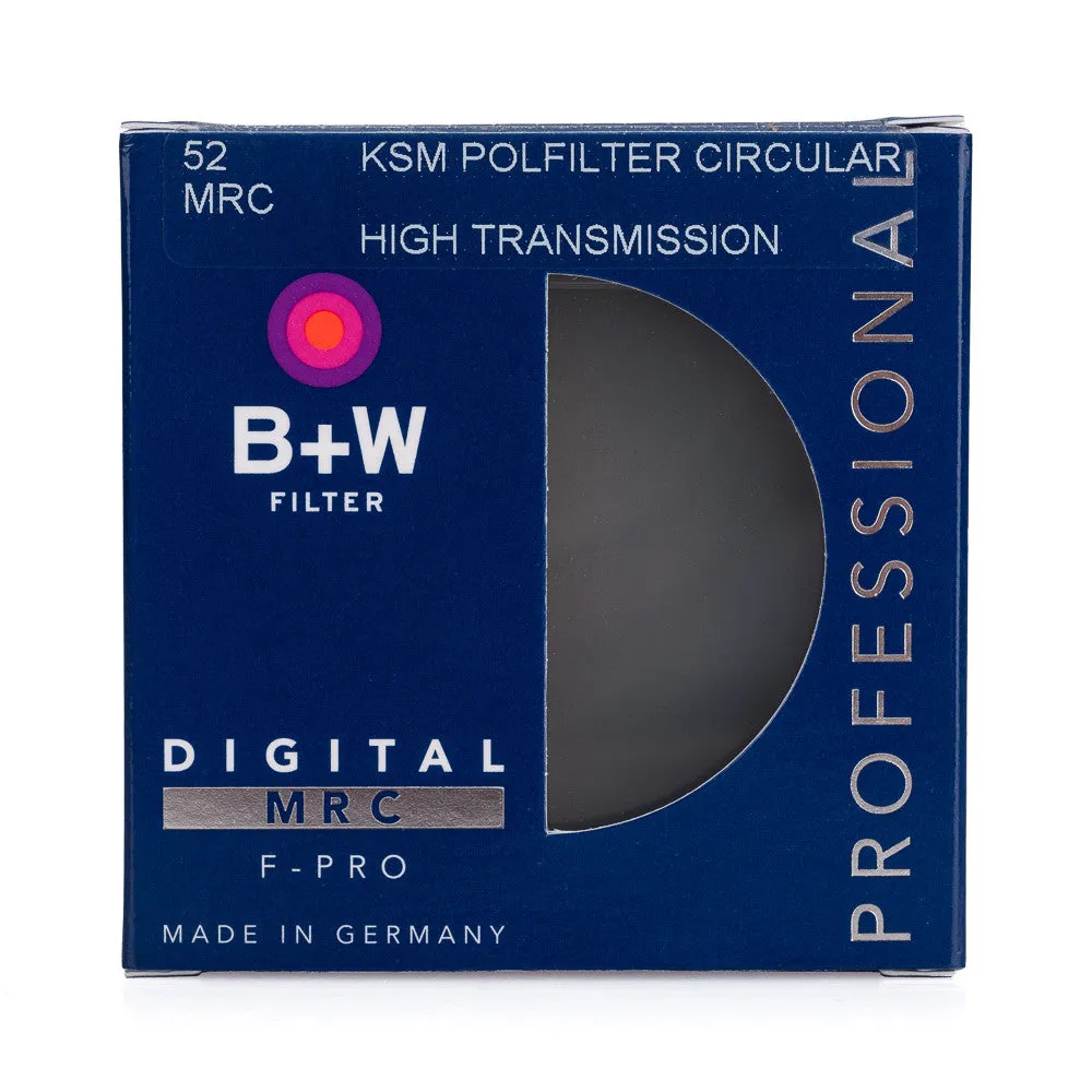 B W 52mm F-PRO HTC KSM Circular Polarizer MRC