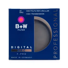 B W  67mm F-Pro Kaesemann High Transmission Circular Polarizer MRC Filter
