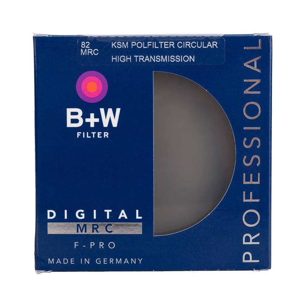 B W  82mm F-Pro Kaesemann High Transmission Circular Polarizer MRC Filter