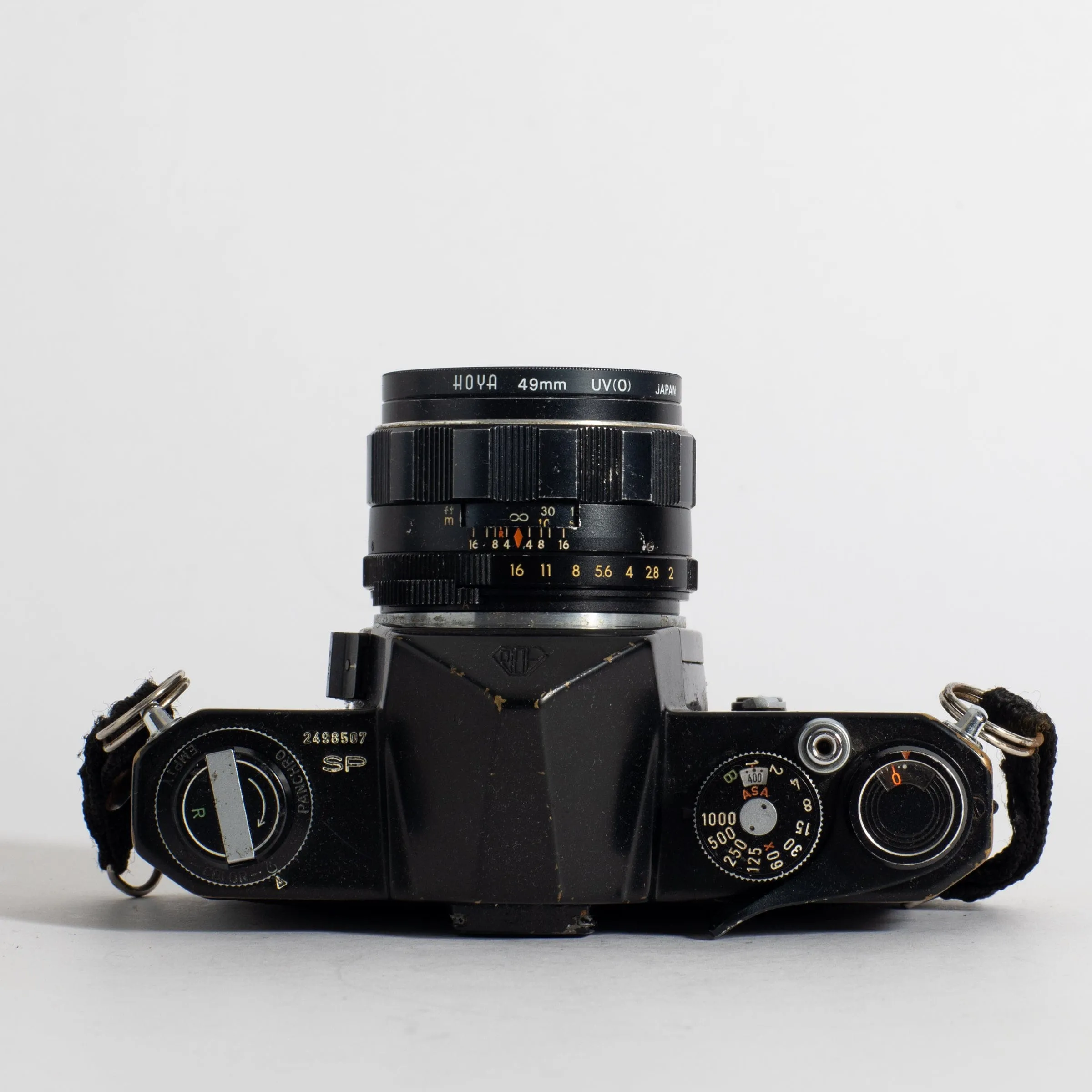 Black Honeywell Pentax Spotmatic SP w/ 55mm f/2 Super-Takumar