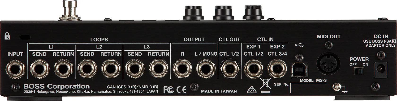 Boss MS-3 Multi Effects Switching