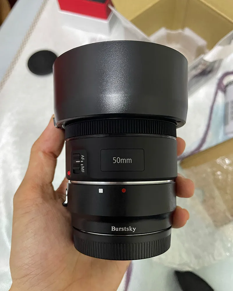 Burstsky camera conversion lens, EF 14mm f/2.8L II USM ultra-wide-angle fixed lens, suitable for Canon digital SLR cameras