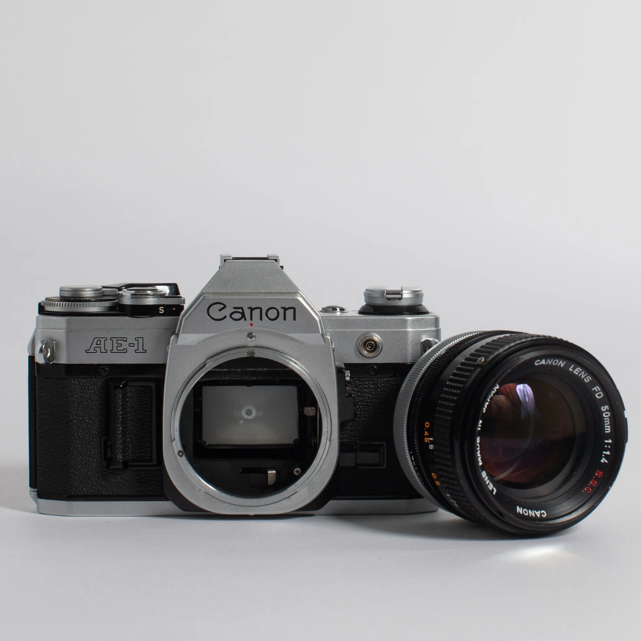 Canon AE-1 with 50mm f/1.4 and 35mm f2.8 lenses
