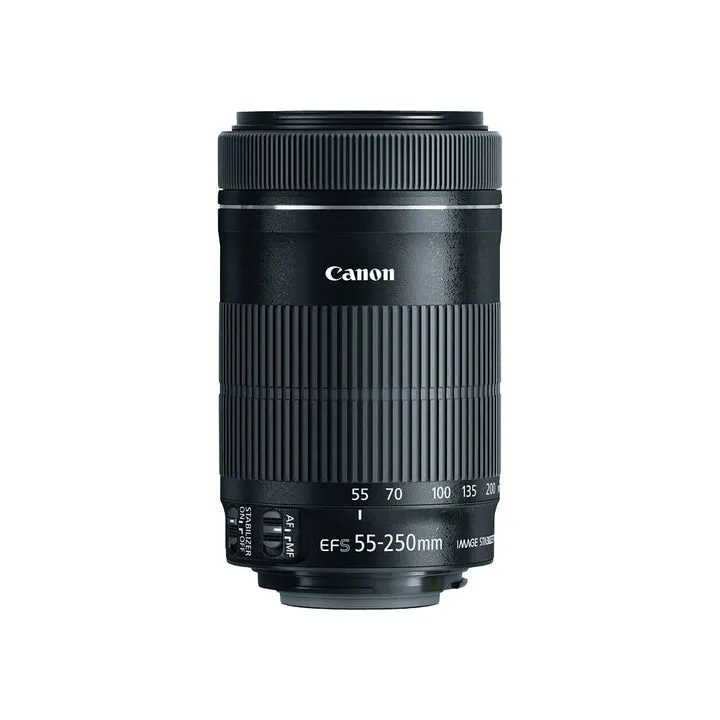Canon EF-S 55-250mm f/4-5.6 Is STM Lens  58mm Filter &amp; Macro Kit &amp; Cleaning Kit for Canon T6s T6i T6 T5 Digital SLR Cameras