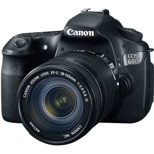 Canon EOS 60D DSLR Camera w/Canon 18-135mm EF-S IS Lens USA