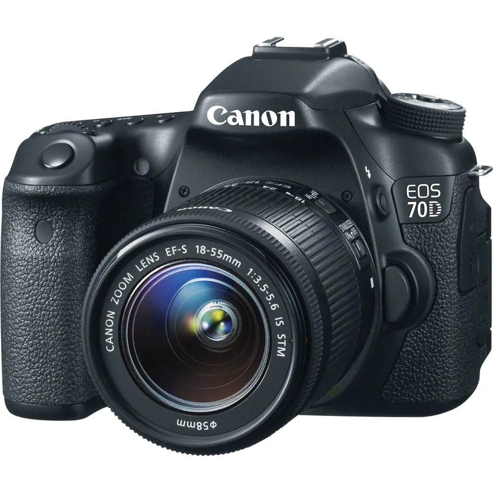 Canon EOS 70D/80D DSLR Camera with 18-55mm and 70-300mm Lenses Kit
