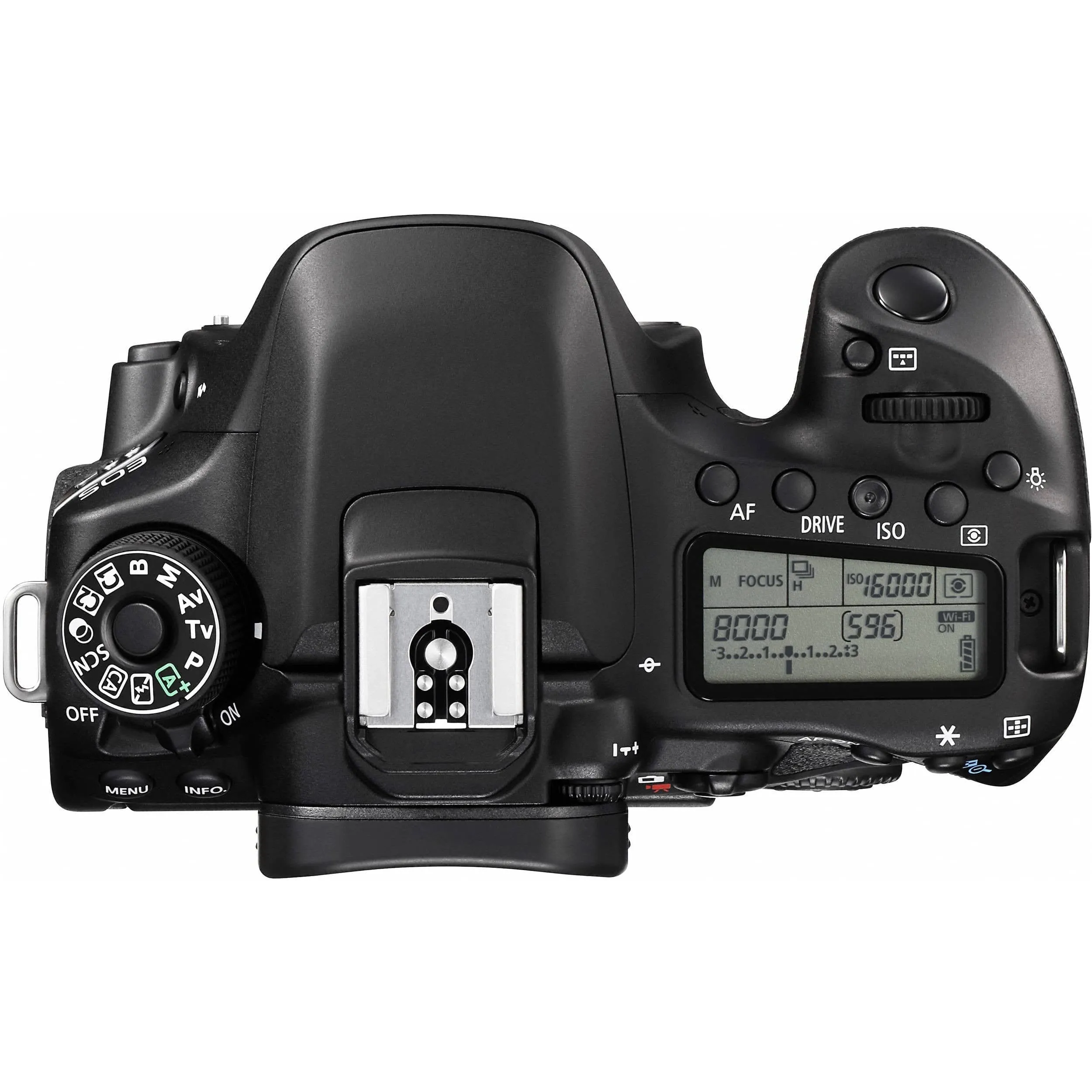 Canon EOS 80D DSLR Camera Bundle (Body Only)w/ Wideangle&amp;Telephoto Lenses|LED Light 2 PC 32 Cards|Microphone|Case|X-Grip|Starter Bundle