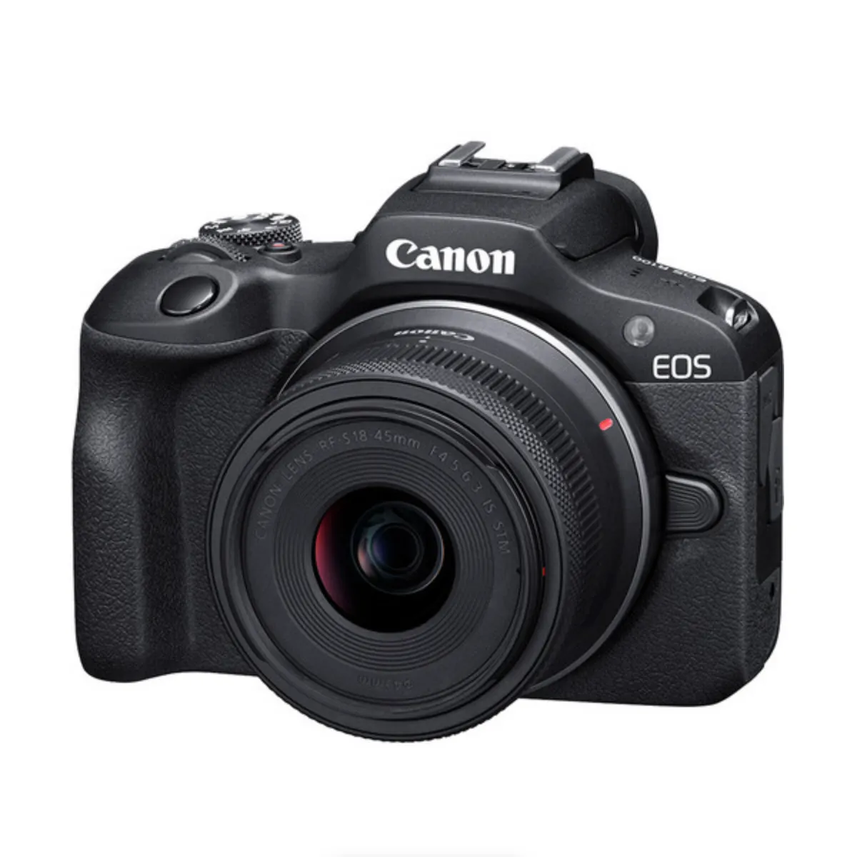 Canon EOS R100 Mirrorless Camera with RF-S 18-45mm f/4.5-6.3 IS STM Lens