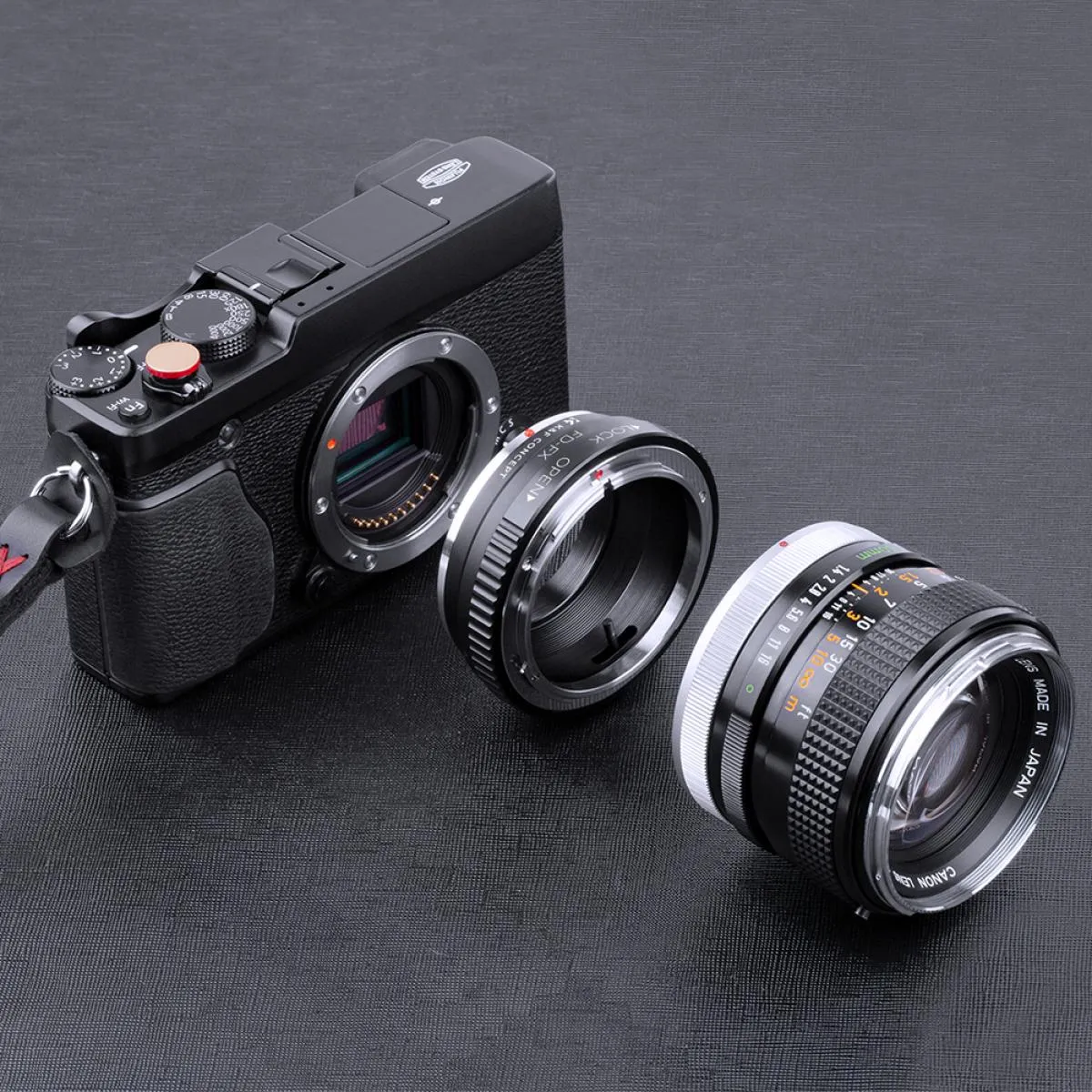 Canon FD Lens to Fujifilm FX Mount Mirrorless Camera Adapter K&F Concept Lens Mount Adapter