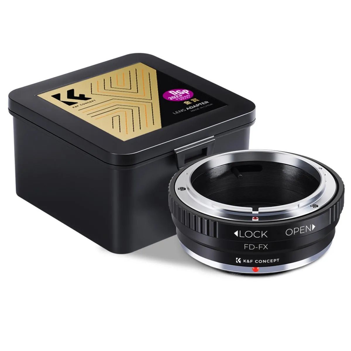 Canon FD Lens to Fujifilm FX Mount Mirrorless Camera Adapter K&F Concept Lens Mount Adapter
