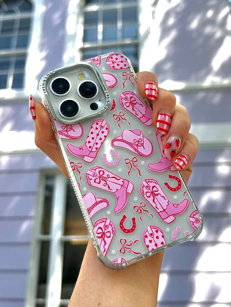 Coquette Cowgirl Shock iPhone Case