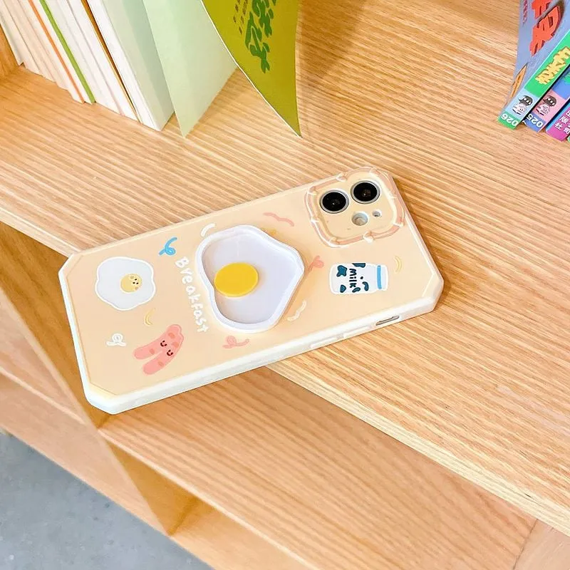 Cute Diamond Frame Egg iPhone Cases