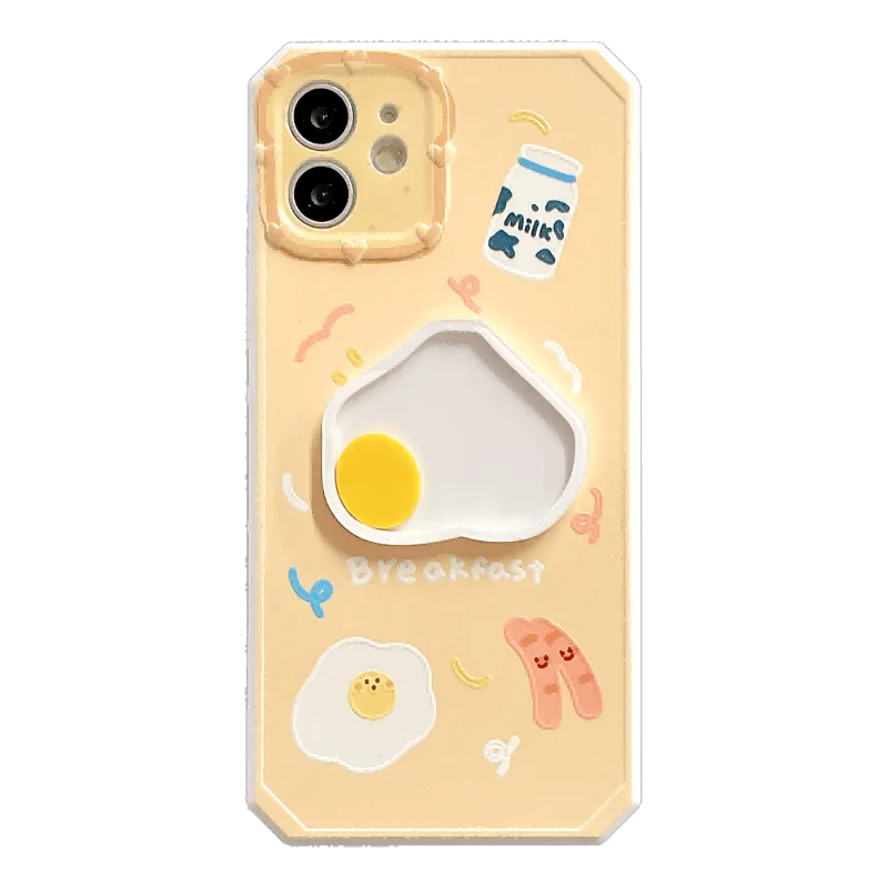 Cute Diamond Frame Egg iPhone Cases