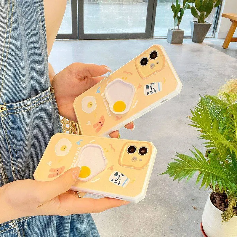 Cute Diamond Frame Egg iPhone Cases