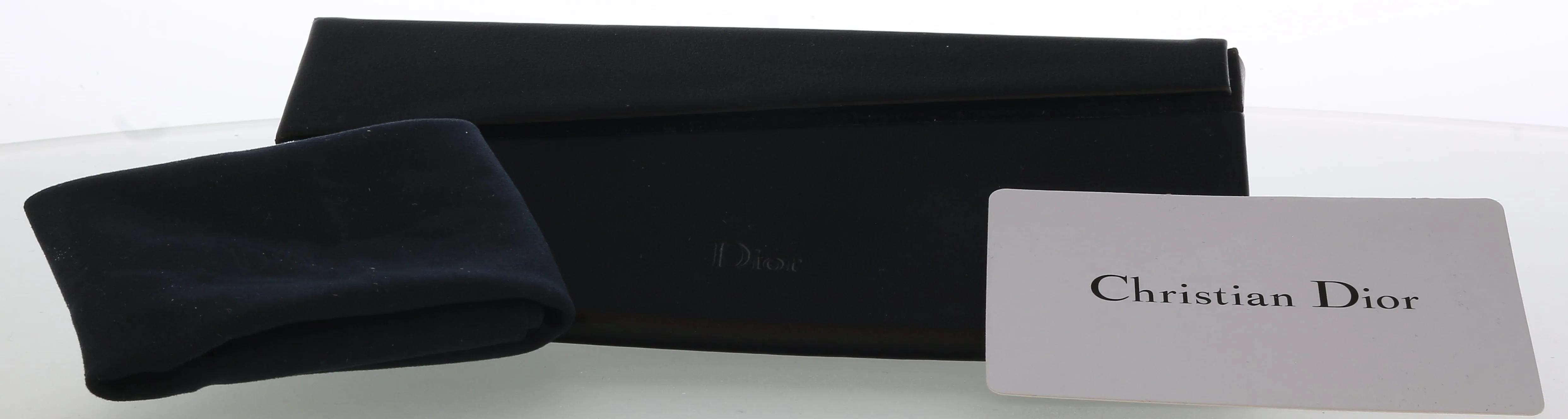 Dior ENVOL F Havana Horn Rectangular Sunglasses