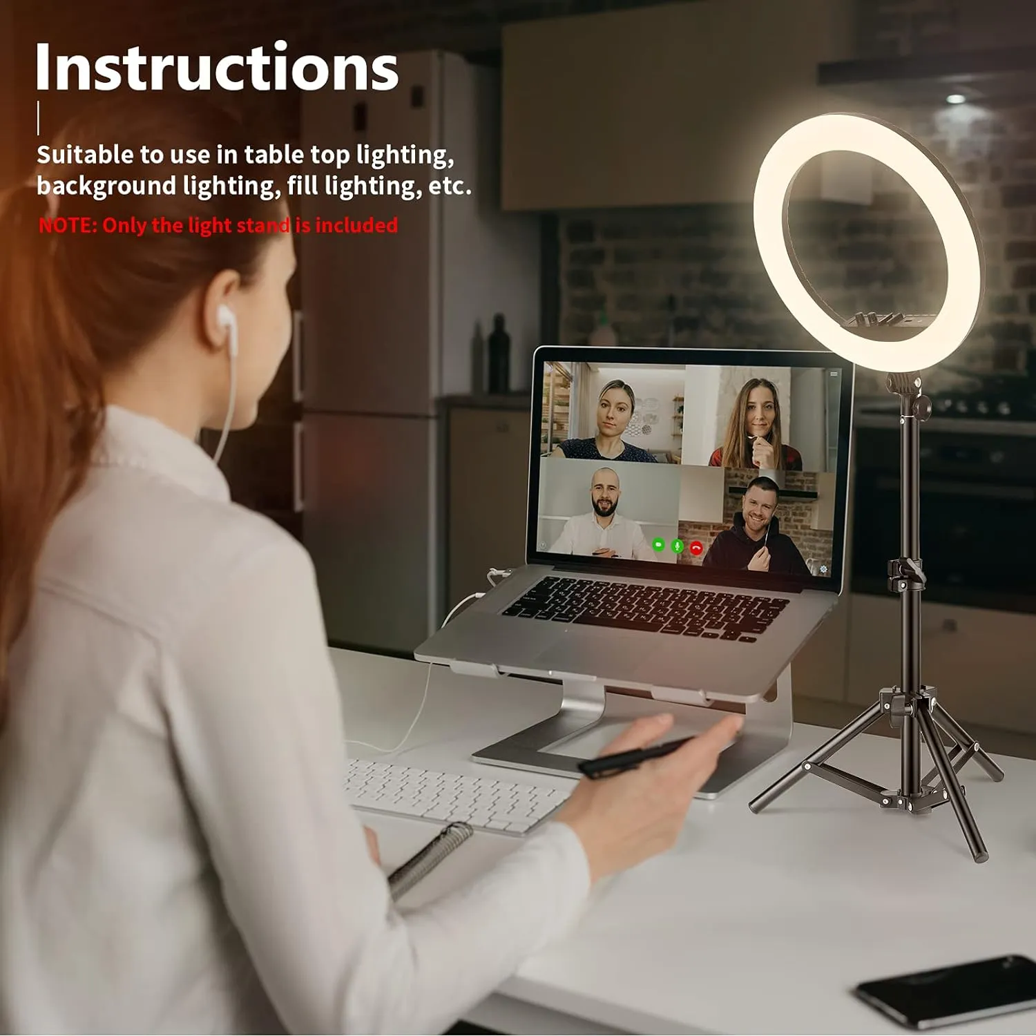 Extendable Multi-Functional Aluminum Tripod Stand