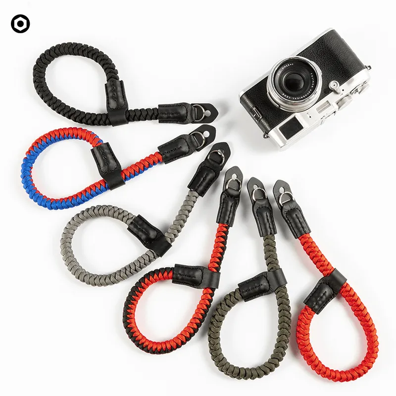 Fabufabu Quick Release Camera Hand Strap Wrist Strap for SLR DSLR Digital Mirrorless Cameras Adjustable Climbing Rope