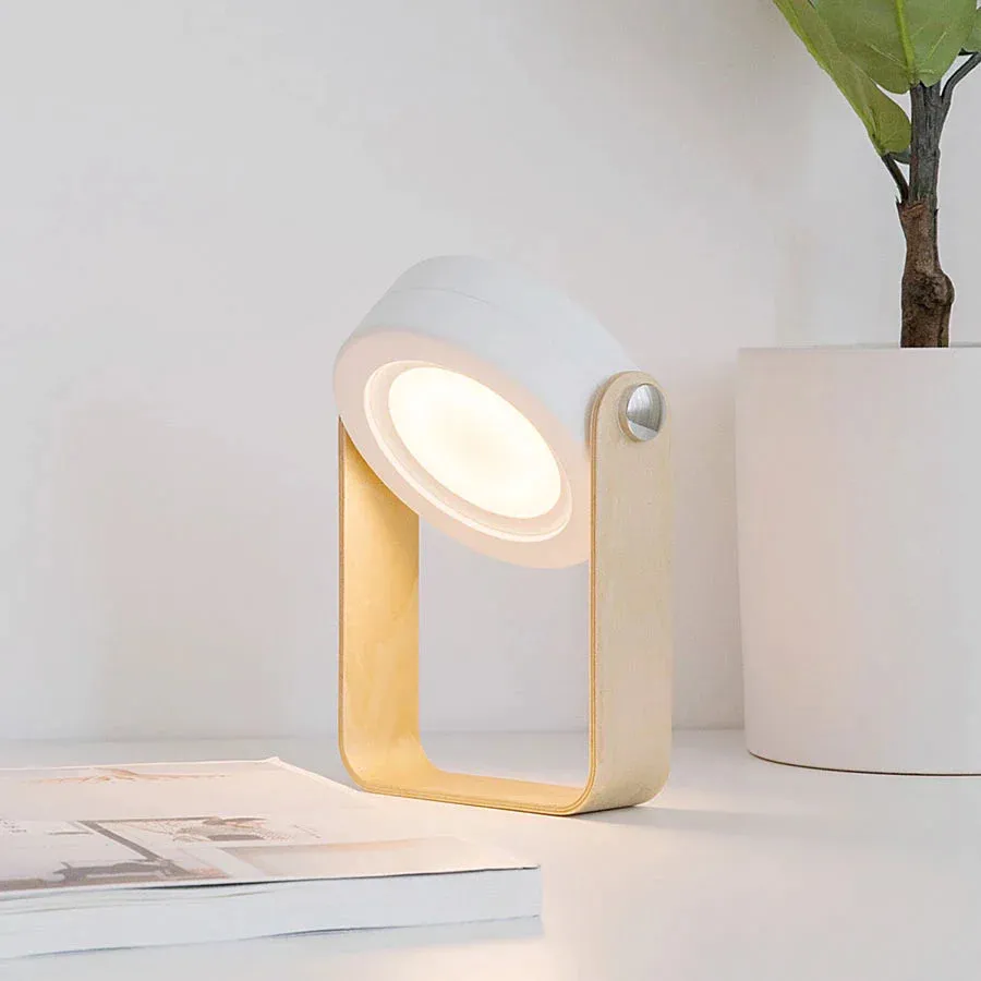 Foldable Touch Dimmable Reading LED Night Light Portable Lantern Lamp USB Rechargeable for  Kids Gift Bedside Bedroom