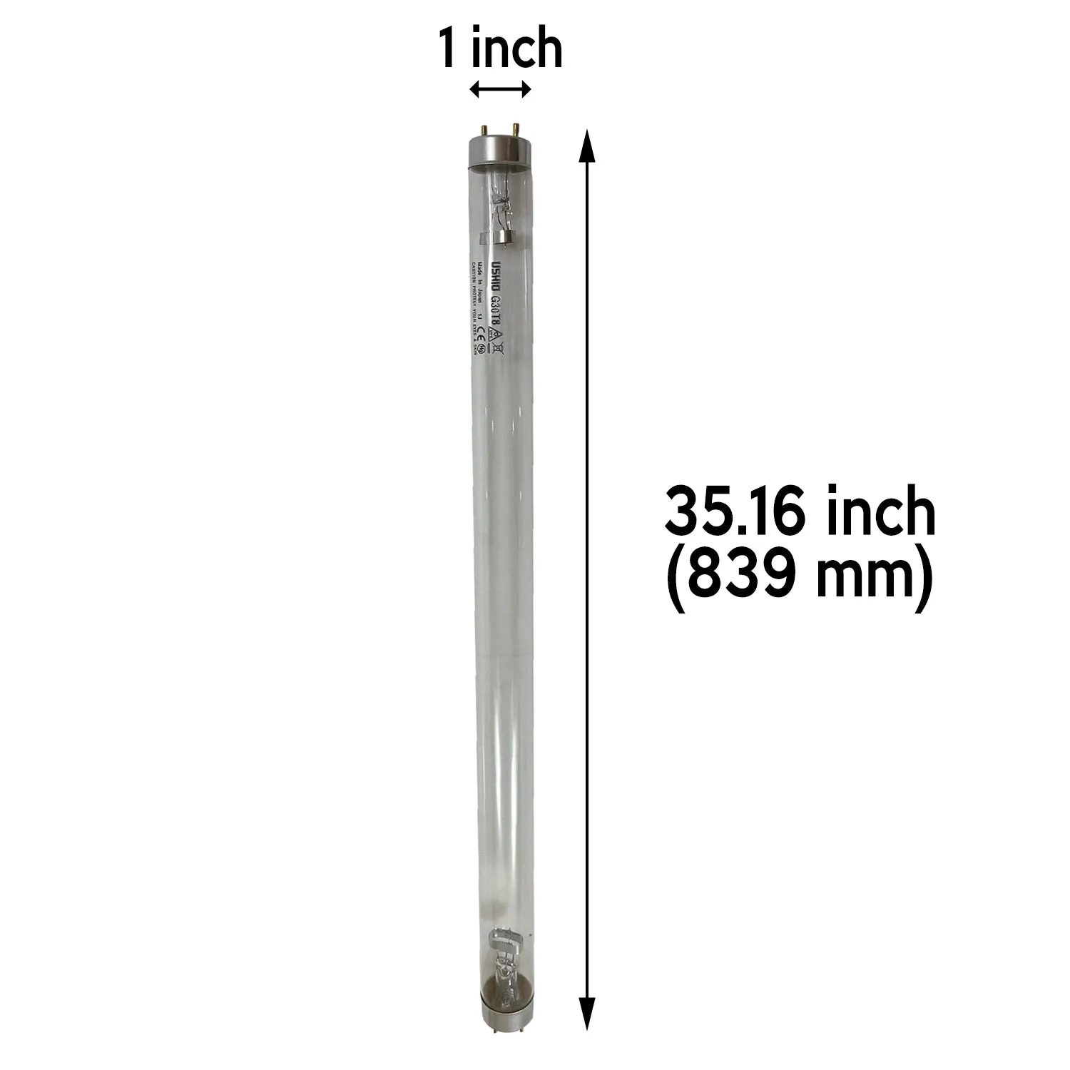 for UltraViolet Devices G30T8 Germicidal UV Replacement bulb - Ushio OEM bulb