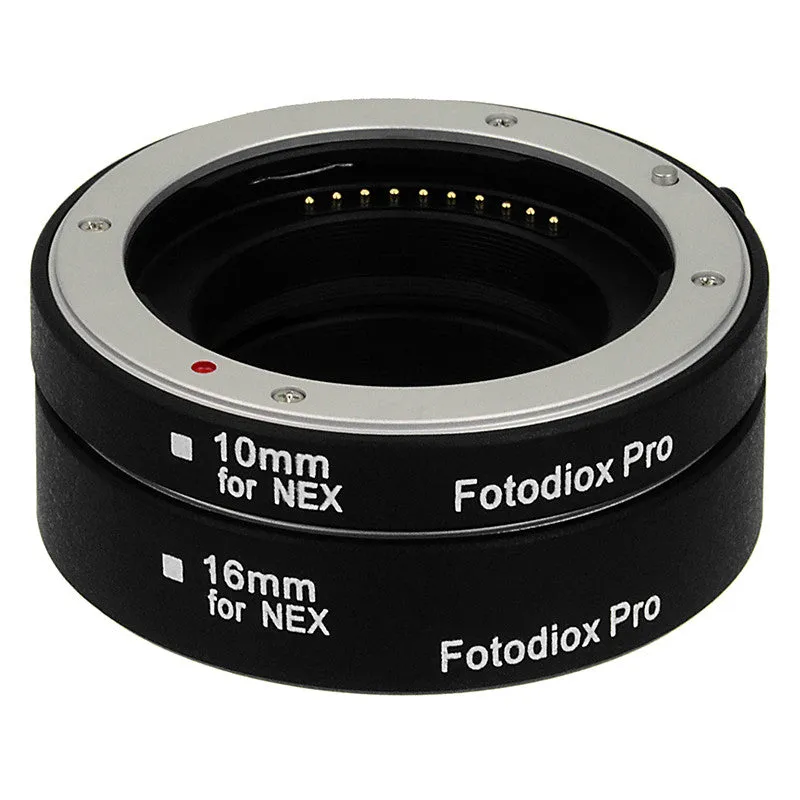 Fotodiox Automatic Macro Extension Tube Set for Sony Alpha E-Mount Mirrorless Cameras for Extreme Close-up Photography