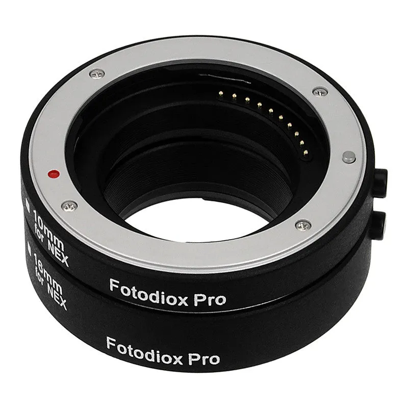 Fotodiox Automatic Macro Extension Tube Set for Sony Alpha E-Mount Mirrorless Cameras for Extreme Close-up Photography