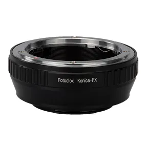 Fotodiox Lens Mount Adapter - Konica Auto-Reflex (AR) SLR Lens to Fujifilm Fuji X-Series Mirrorless Camera Body