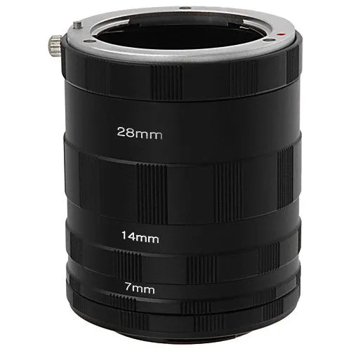 Fotodiox Macro Extension Tube Set for Micro Four Thirds (MFT, M4/3) Mount Mirrorless Cameras for Extreme Close-up Photography