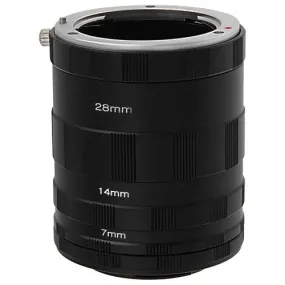 Fotodiox Macro Extension Tube Set for Micro Four Thirds (MFT, M4/3) Mount Mirrorless Cameras for Extreme Close-up Photography