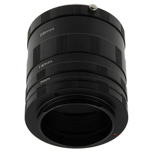Fotodiox Macro Extension Tube Set for Sony Alpha E-Mount Mirrorless Cameras for Extreme Close-up Photography