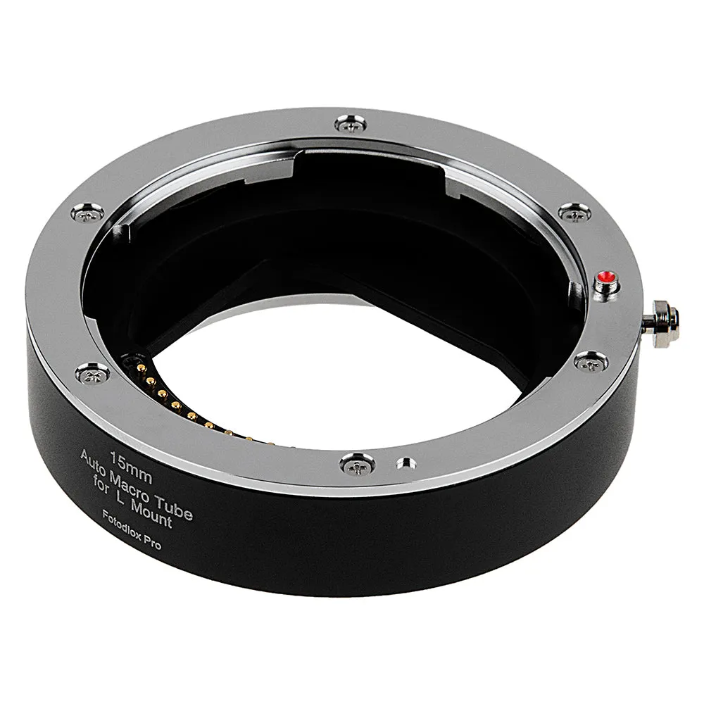 Fotodiox Pro Automatic Macro Extension Tube, 15mm Section - for L-Mount Alliance Mirrorless Cameras for Extreme Close-up Photography