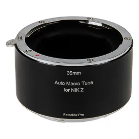 Fotodiox Pro Automatic Macro Extension Tube, 35mm Section - for Nikon Z-Mount MILC Cameras for Extreme Close-up Photography