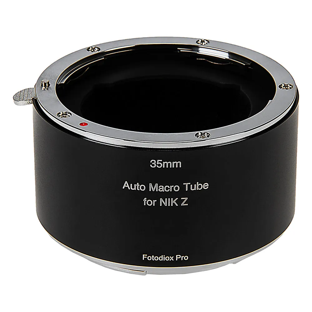 Fotodiox Pro Automatic Macro Extension Tube, 35mm Section - for Nikon Z-Mount MILC Cameras for Extreme Close-up Photography