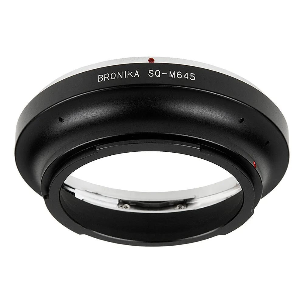 Fotodiox Pro Lens Adapter - Compatible with Bronica SQ Mount Lenses to Mamiya 645 (M645) Mount Cameras