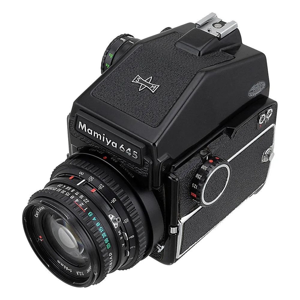 Fotodiox Pro Lens Adapter - Compatible with Hasselblad V-Mount SLR Lenses to Mamiya 645 (M645) Mount Cameras