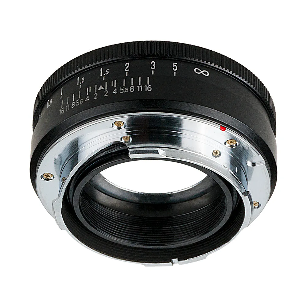 Fotodiox Pro Lens Adapter with Leica 6-Bit M-Coding - Compatible with Voigtländer Nokton & Ultron 50mm Lenses to Leica M Mount Rangefinder Cameras