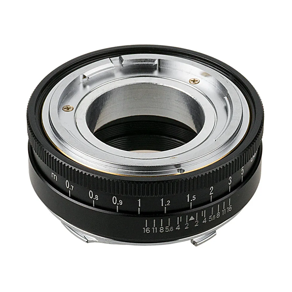Fotodiox Pro Lens Adapter with Leica 6-Bit M-Coding - Compatible with Voigtländer Nokton & Ultron 50mm Lenses to Leica M Mount Rangefinder Cameras
