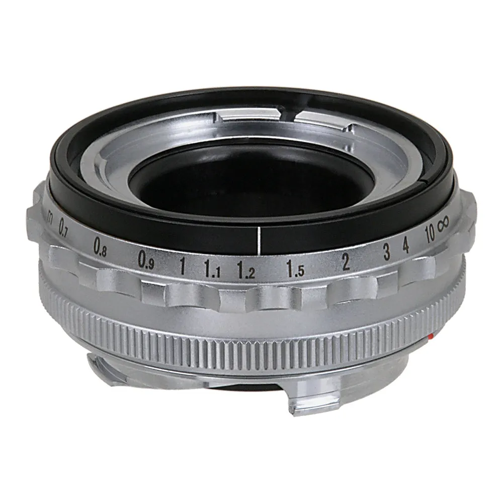 Fotodiox Pro Lens Adapter with Leica 6-Bit M-Coding - Compatible with Voigtländer Nokton & Ultron 50mm Lenses to Leica M Mount Rangefinder Cameras